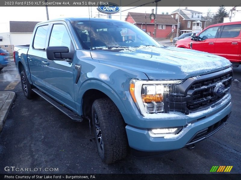 Area 51 Blue / Black 2023 Ford F150 XLT SuperCrew 4x4