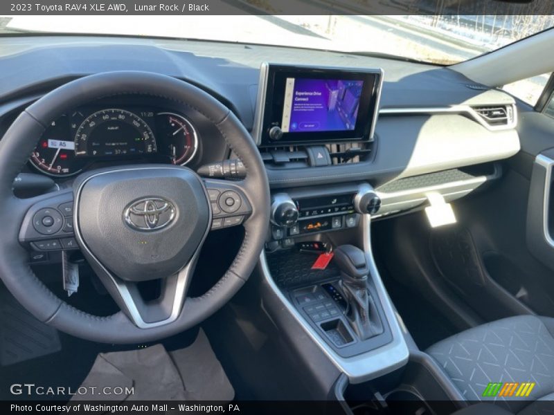 Lunar Rock / Black 2023 Toyota RAV4 XLE AWD