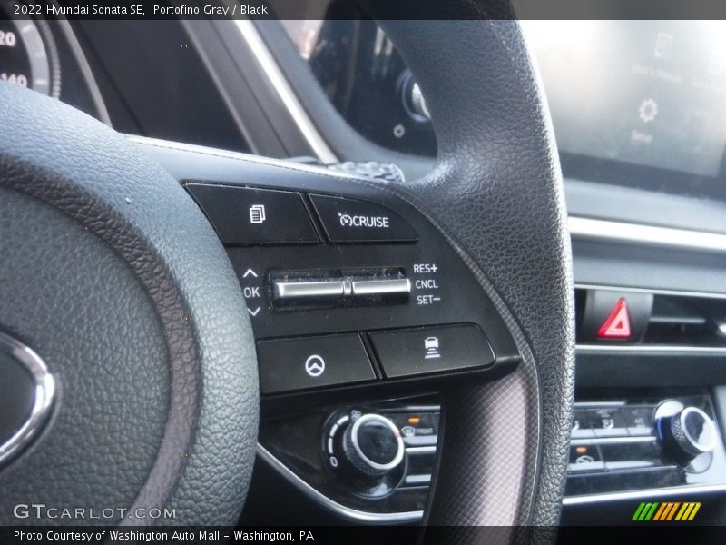 Portofino Gray / Black 2022 Hyundai Sonata SE