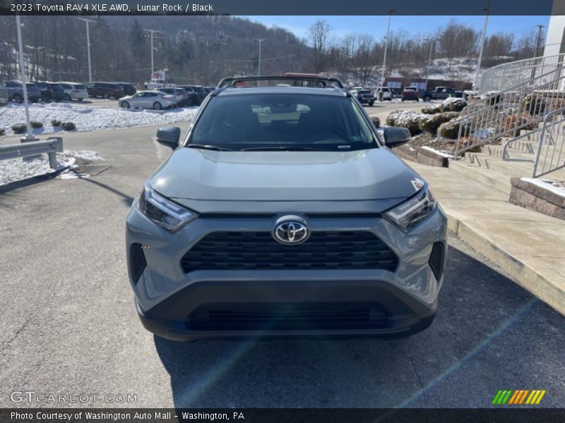 Lunar Rock / Black 2023 Toyota RAV4 XLE AWD