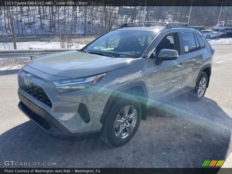 Lunar Rock / Black 2023 Toyota RAV4 XLE AWD