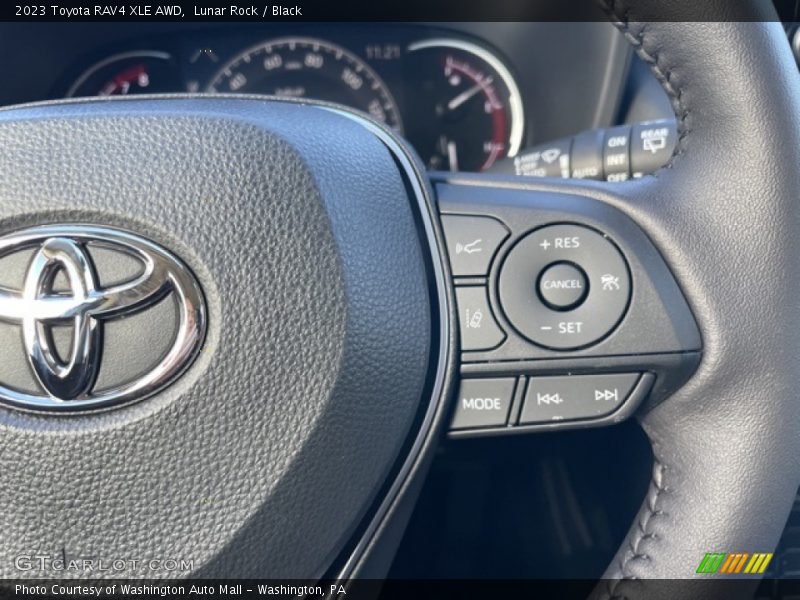 Lunar Rock / Black 2023 Toyota RAV4 XLE AWD