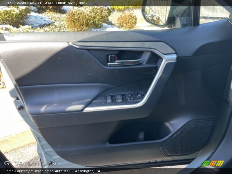 Lunar Rock / Black 2023 Toyota RAV4 XLE AWD