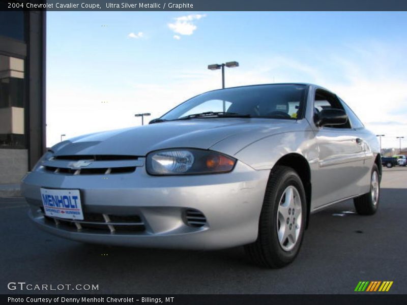 Ultra Silver Metallic / Graphite 2004 Chevrolet Cavalier Coupe