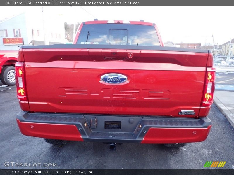 Hot Pepper Red Metallic / Black 2023 Ford F150 Sherrod XLT SuperCrew 4x4