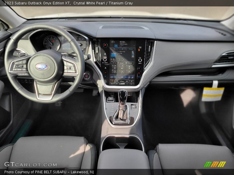 Crystal White Pearl / Titanium Gray 2023 Subaru Outback Onyx Edition XT