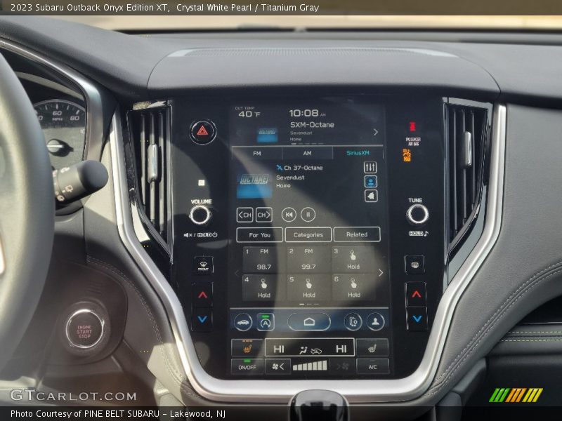 Crystal White Pearl / Titanium Gray 2023 Subaru Outback Onyx Edition XT
