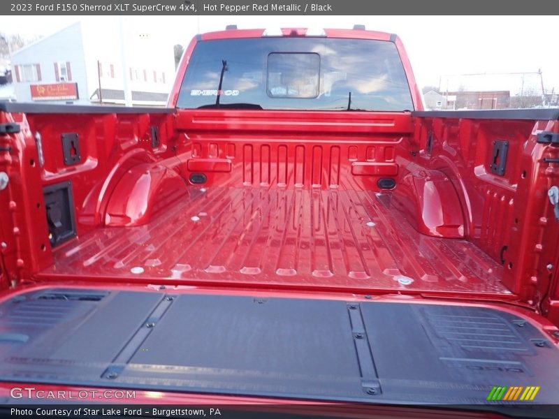 Hot Pepper Red Metallic / Black 2023 Ford F150 Sherrod XLT SuperCrew 4x4