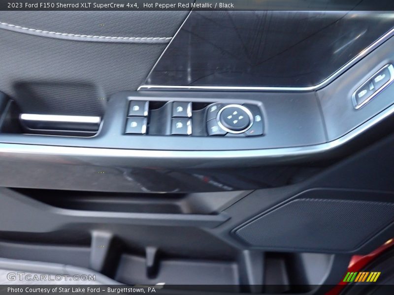 Hot Pepper Red Metallic / Black 2023 Ford F150 Sherrod XLT SuperCrew 4x4