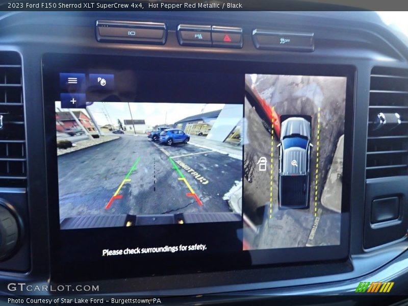 Hot Pepper Red Metallic / Black 2023 Ford F150 Sherrod XLT SuperCrew 4x4