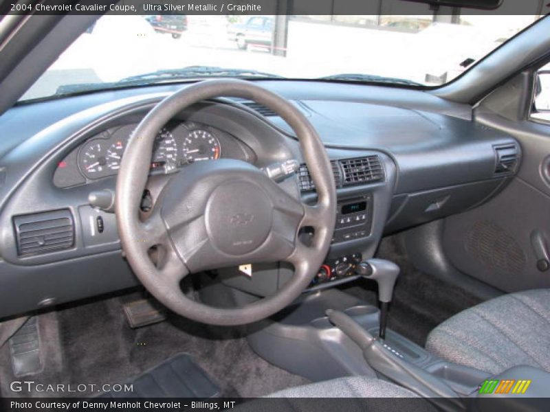 Ultra Silver Metallic / Graphite 2004 Chevrolet Cavalier Coupe
