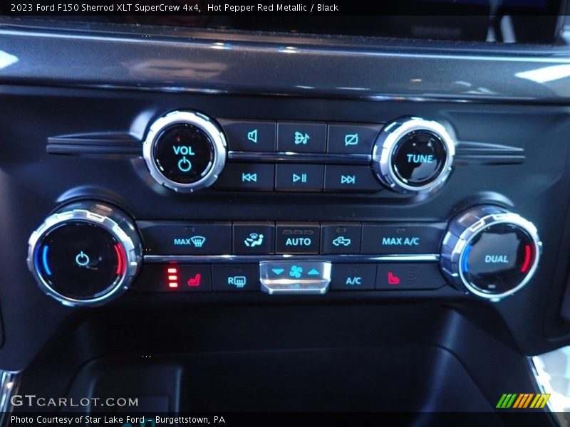 Hot Pepper Red Metallic / Black 2023 Ford F150 Sherrod XLT SuperCrew 4x4