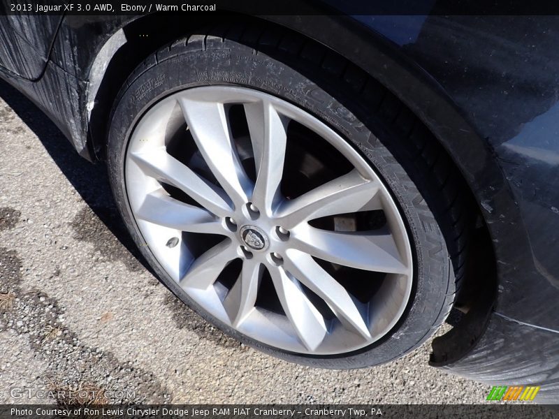 Ebony / Warm Charcoal 2013 Jaguar XF 3.0 AWD