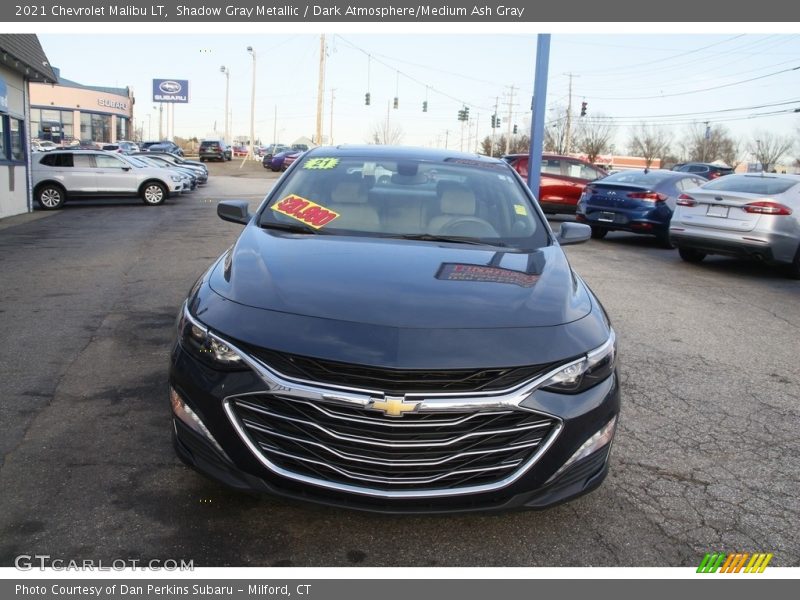 Shadow Gray Metallic / Dark Atmosphere/Medium Ash Gray 2021 Chevrolet Malibu LT