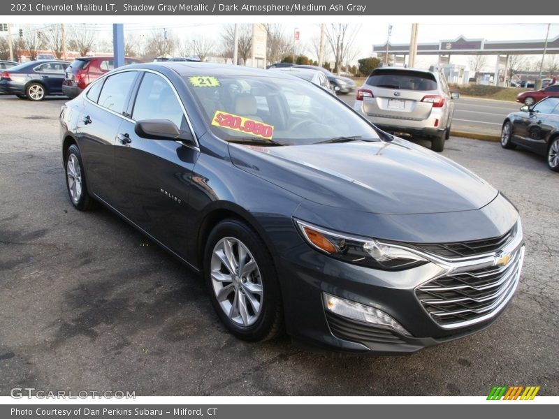 Shadow Gray Metallic / Dark Atmosphere/Medium Ash Gray 2021 Chevrolet Malibu LT