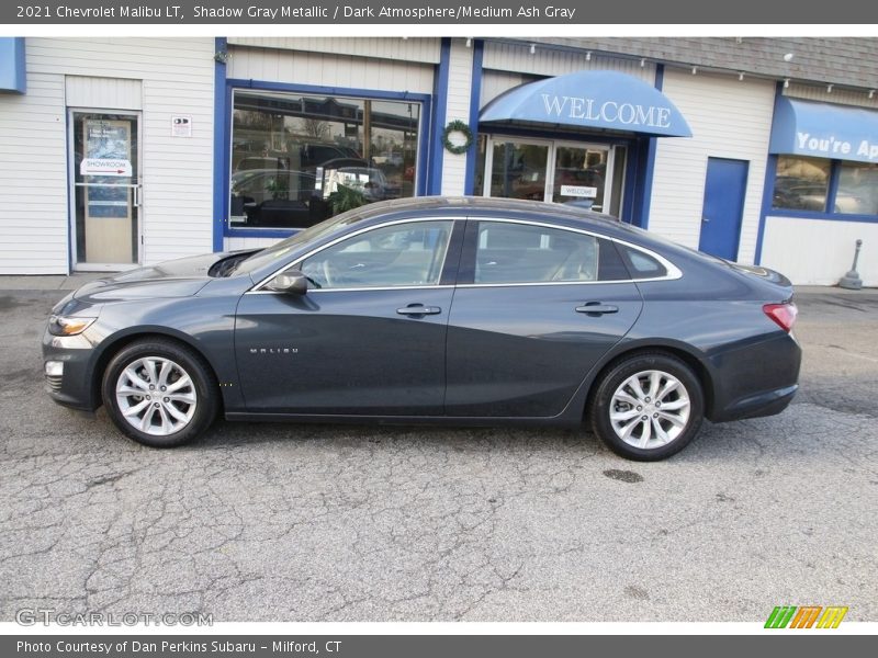 Shadow Gray Metallic / Dark Atmosphere/Medium Ash Gray 2021 Chevrolet Malibu LT