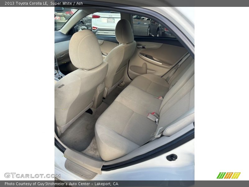 Super White / Ash 2013 Toyota Corolla LE