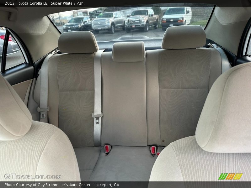 Super White / Ash 2013 Toyota Corolla LE