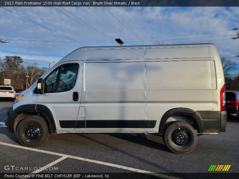 Bright Silver Metallic / Black 2023 Ram ProMaster 1500 High Roof Cargo Van