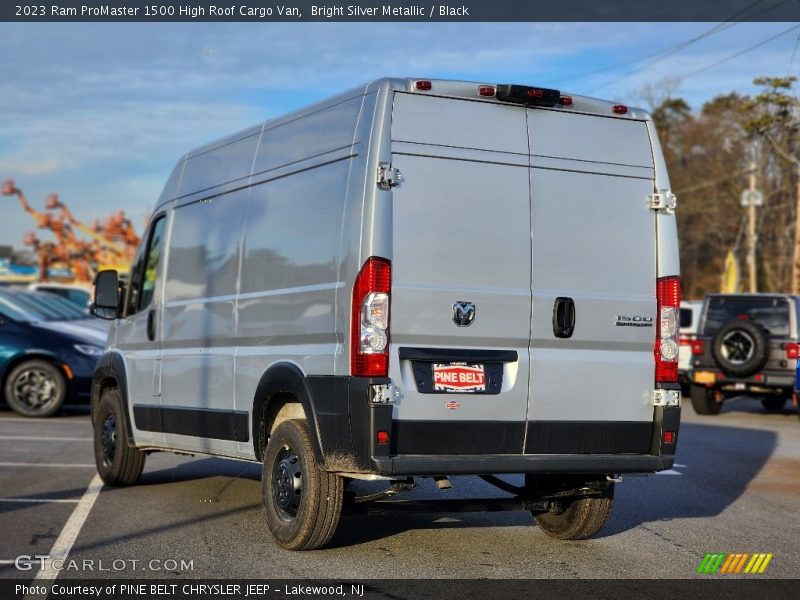 Bright Silver Metallic / Black 2023 Ram ProMaster 1500 High Roof Cargo Van