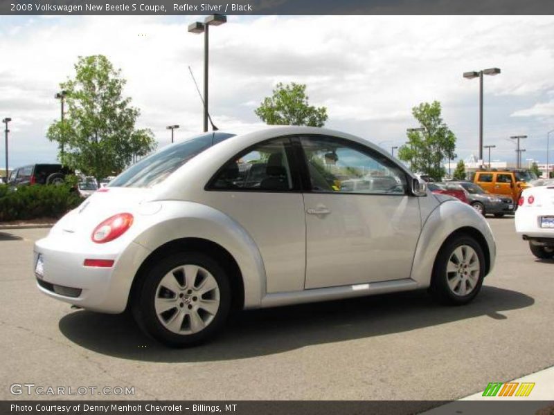 Reflex Silver / Black 2008 Volkswagen New Beetle S Coupe