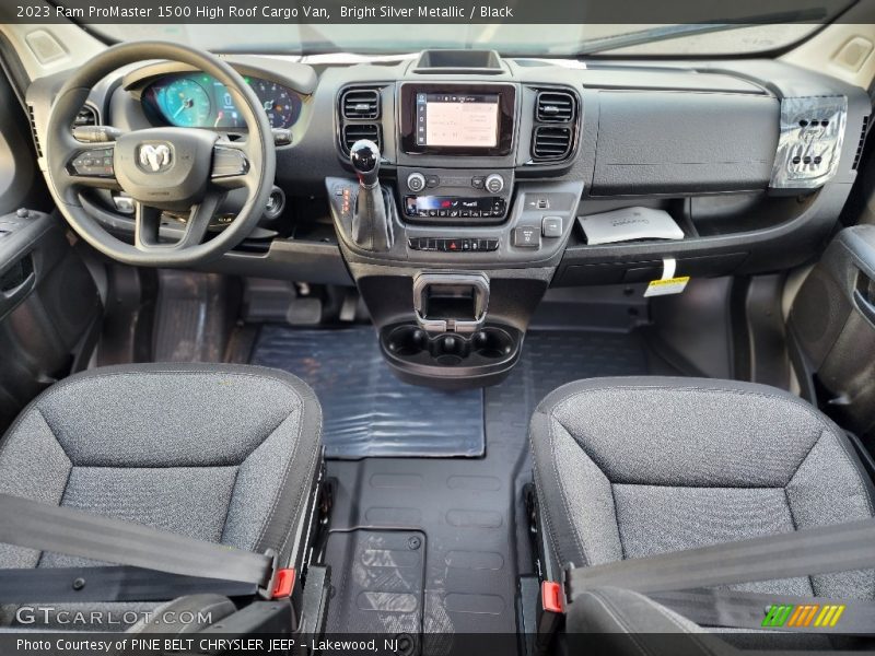 Bright Silver Metallic / Black 2023 Ram ProMaster 1500 High Roof Cargo Van