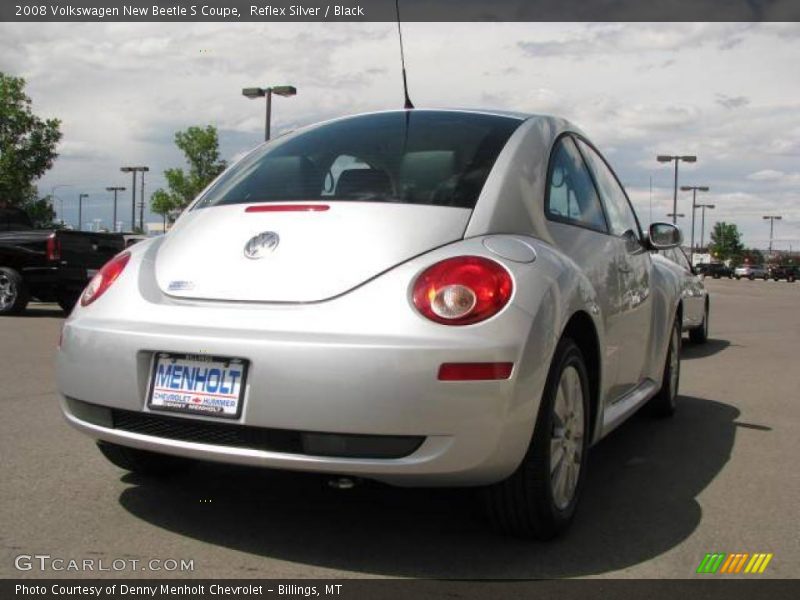Reflex Silver / Black 2008 Volkswagen New Beetle S Coupe