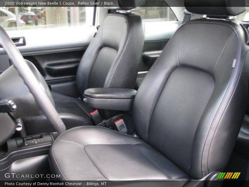 Reflex Silver / Black 2008 Volkswagen New Beetle S Coupe