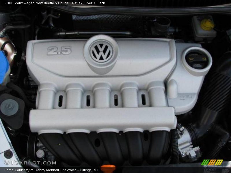 Reflex Silver / Black 2008 Volkswagen New Beetle S Coupe