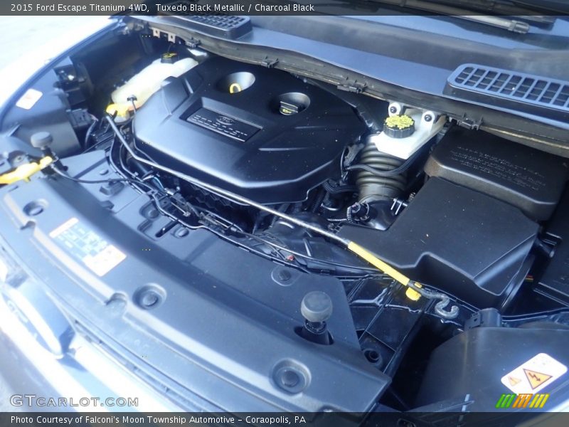 Tuxedo Black Metallic / Charcoal Black 2015 Ford Escape Titanium 4WD