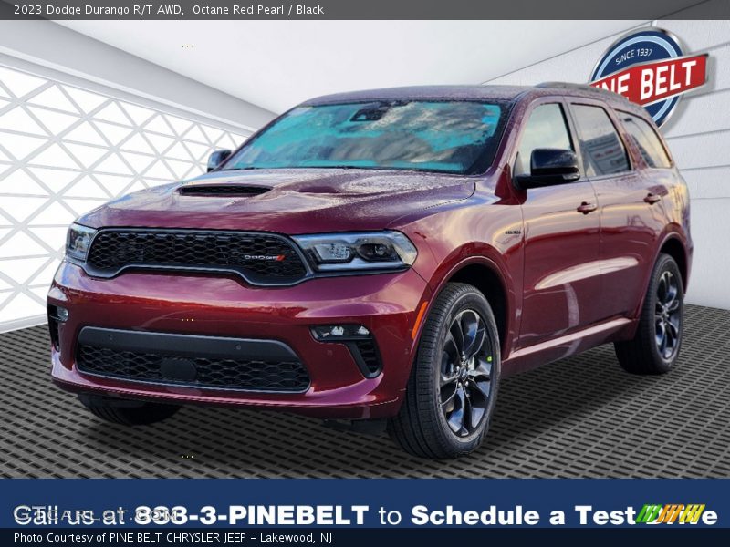 Octane Red Pearl / Black 2023 Dodge Durango R/T AWD