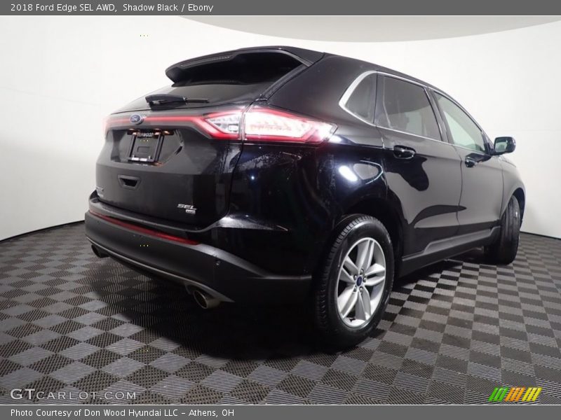 Shadow Black / Ebony 2018 Ford Edge SEL AWD