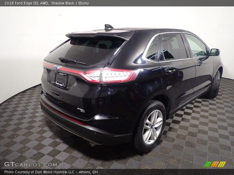 Shadow Black / Ebony 2018 Ford Edge SEL AWD