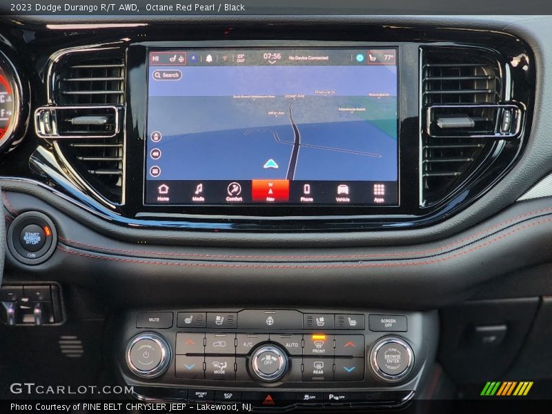 Navigation of 2023 Durango R/T AWD