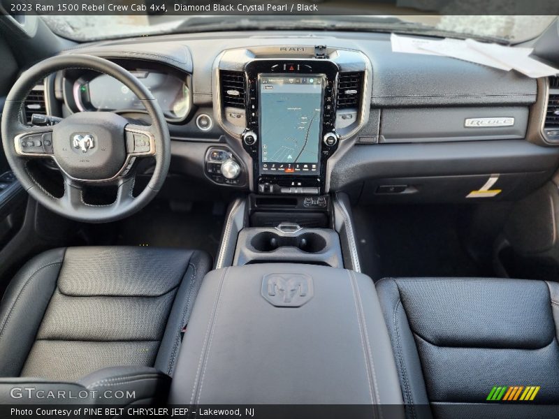  2023 1500 Rebel Crew Cab 4x4 Black Interior