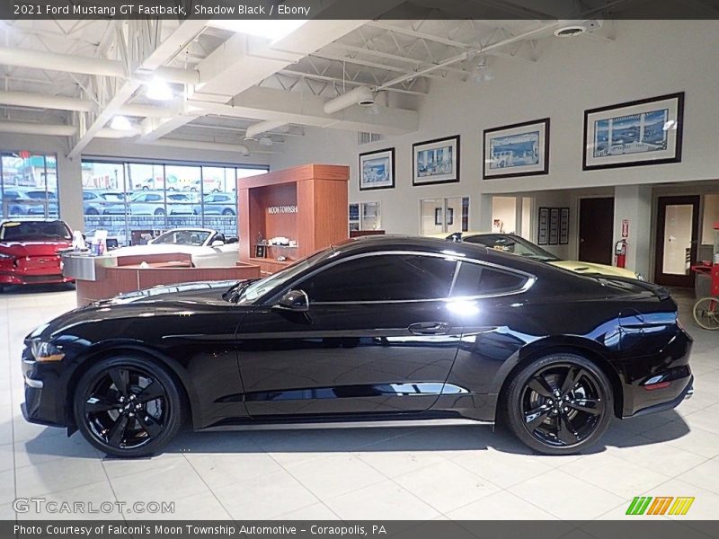 Shadow Black / Ebony 2021 Ford Mustang GT Fastback