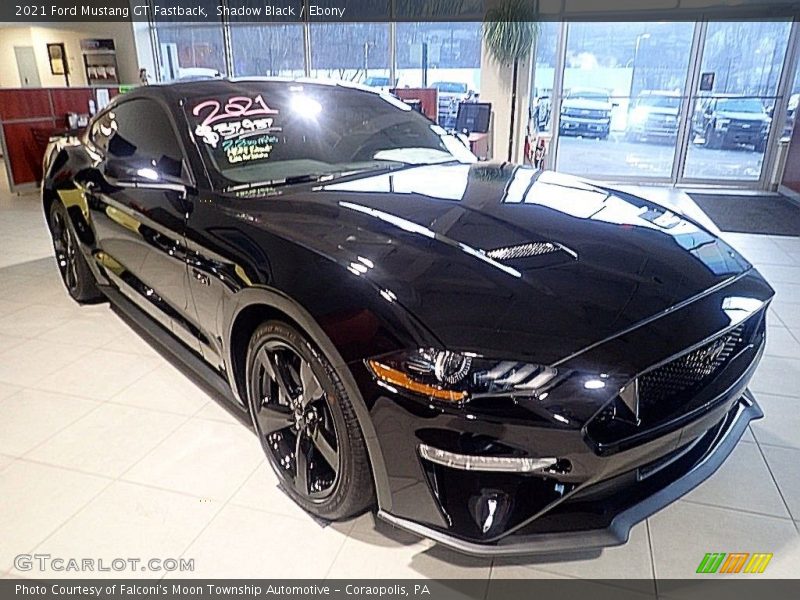 Shadow Black / Ebony 2021 Ford Mustang GT Fastback