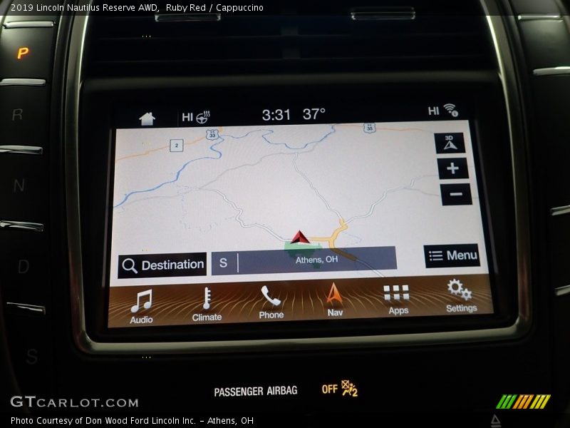 Ruby Red / Cappuccino 2019 Lincoln Nautilus Reserve AWD