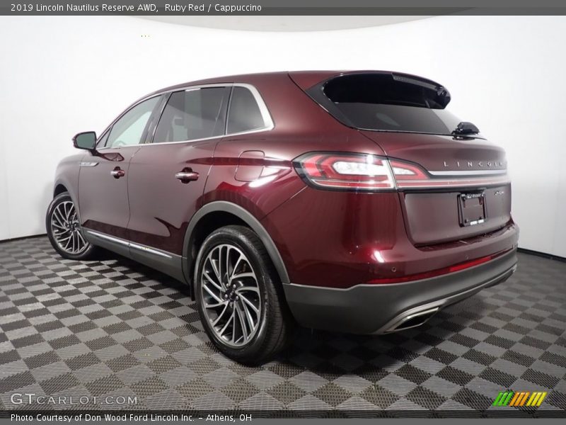 Ruby Red / Cappuccino 2019 Lincoln Nautilus Reserve AWD