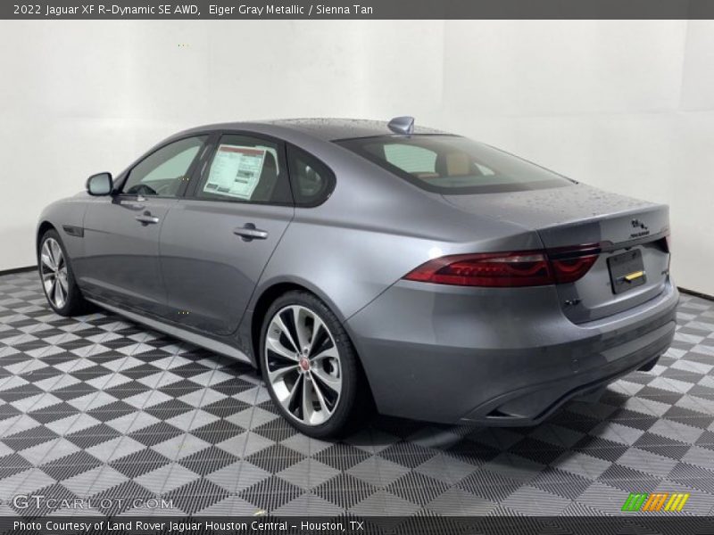 Eiger Gray Metallic / Sienna Tan 2022 Jaguar XF R-Dynamic SE AWD