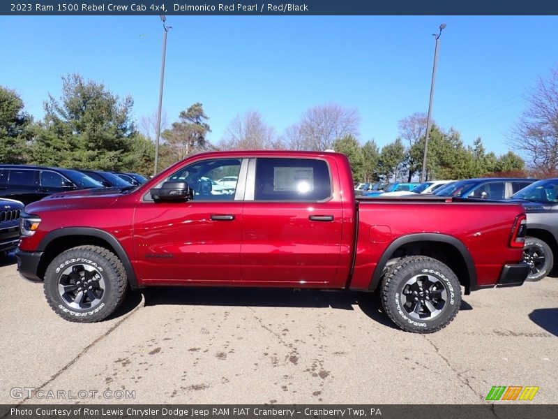  2023 1500 Rebel Crew Cab 4x4 Delmonico Red Pearl