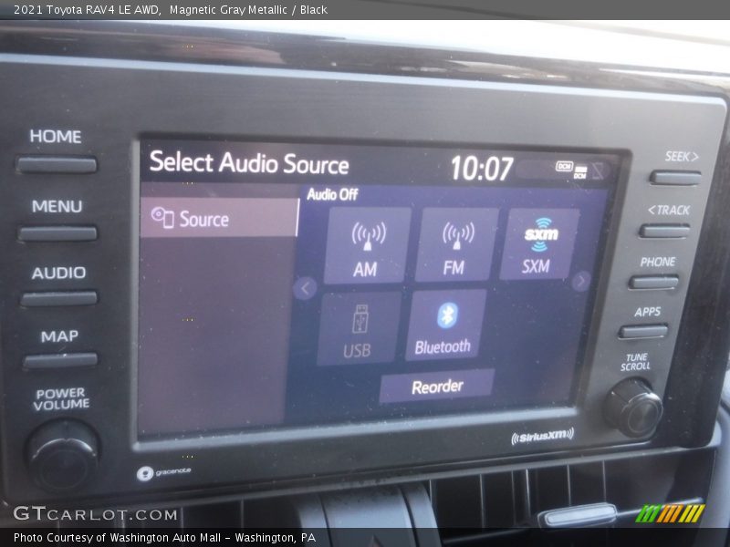 Magnetic Gray Metallic / Black 2021 Toyota RAV4 LE AWD