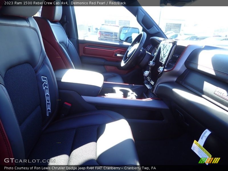 Delmonico Red Pearl / Red/Black 2023 Ram 1500 Rebel Crew Cab 4x4
