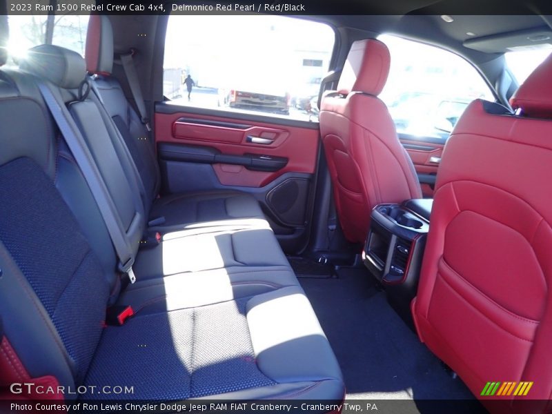 Rear Seat of 2023 1500 Rebel Crew Cab 4x4
