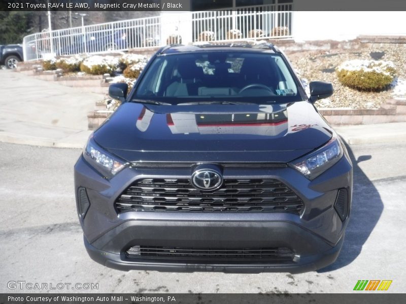 Magnetic Gray Metallic / Black 2021 Toyota RAV4 LE AWD