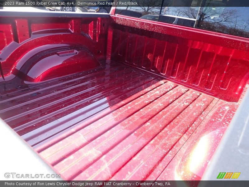 Delmonico Red Pearl / Red/Black 2023 Ram 1500 Rebel Crew Cab 4x4