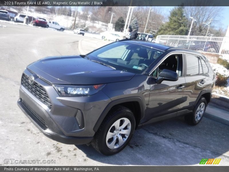 Magnetic Gray Metallic / Black 2021 Toyota RAV4 LE AWD