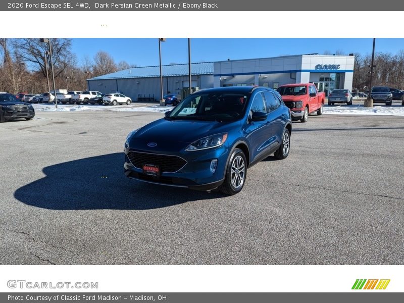 Dark Persian Green Metallic / Ebony Black 2020 Ford Escape SEL 4WD