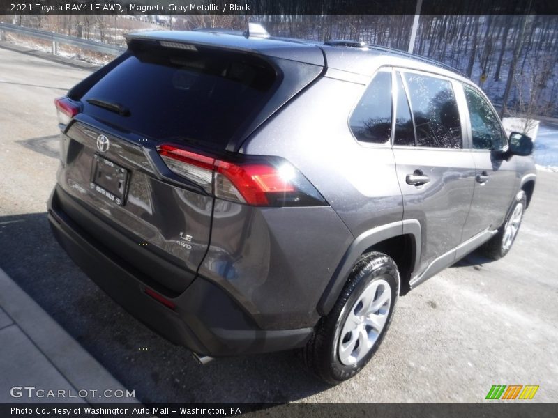 Magnetic Gray Metallic / Black 2021 Toyota RAV4 LE AWD
