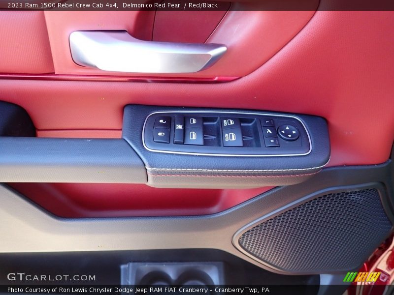 Delmonico Red Pearl / Red/Black 2023 Ram 1500 Rebel Crew Cab 4x4